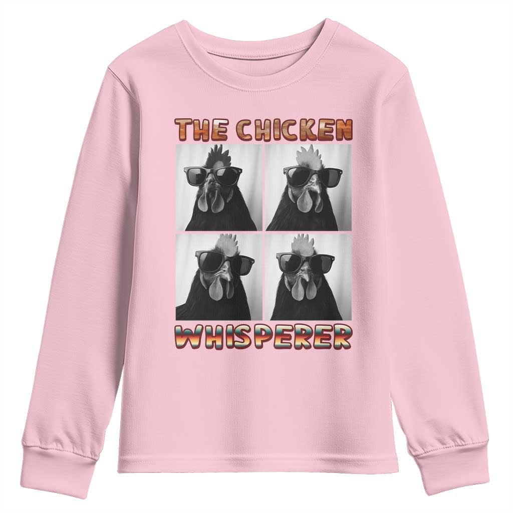 Funny Farm Animal Gift Youth Sweatshirt The Chicken Whisperer - Wonder Print Shop