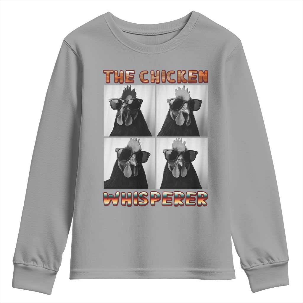 Funny Farm Animal Gift Youth Sweatshirt The Chicken Whisperer - Wonder Print Shop