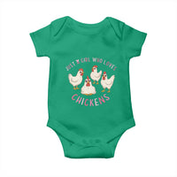 Chicken Lover Gift Baby Onesie Just A Girl Who Loves Chickens - Wonder Print Shop