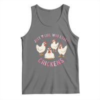 Chicken Lover Gift Tank Top Just A Girl Who Loves Chickens - Wonder Print Shop