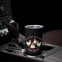 Chicken Lover Gift Tumbler Cup Just A Girl Who Loves Chickens