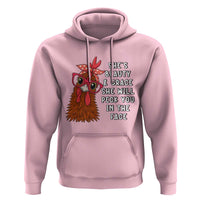 Funny Chicken Lover Gift Hoodie She Is Beauty And Grace She Will Peck You In The Face - Wonder Print Shop