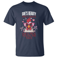 She Will Peck You In The Face T Shirt Funny Chicken Lover - Wonder Print Shop