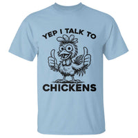 Funny Farm Animal Gift T Shirt Yep I Talk To Chickens - Wonder Print Shop
