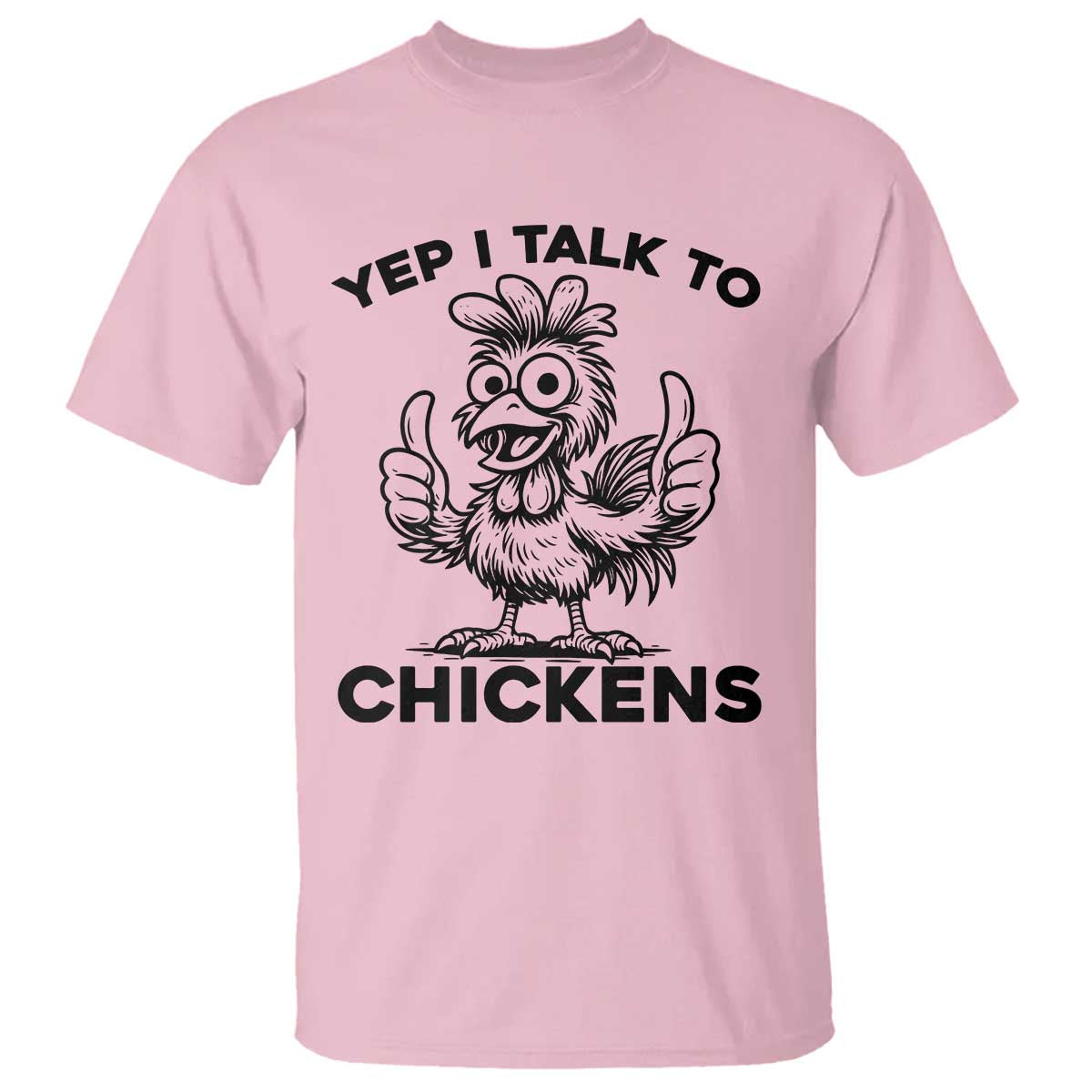 Funny Farm Animal Gift T Shirt Yep I Talk To Chickens - Wonder Print Shop