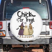 Funny Halloween Chicken Spare Tire Cover Chick Or Treat Spooky Gift - Wonder Print Shop