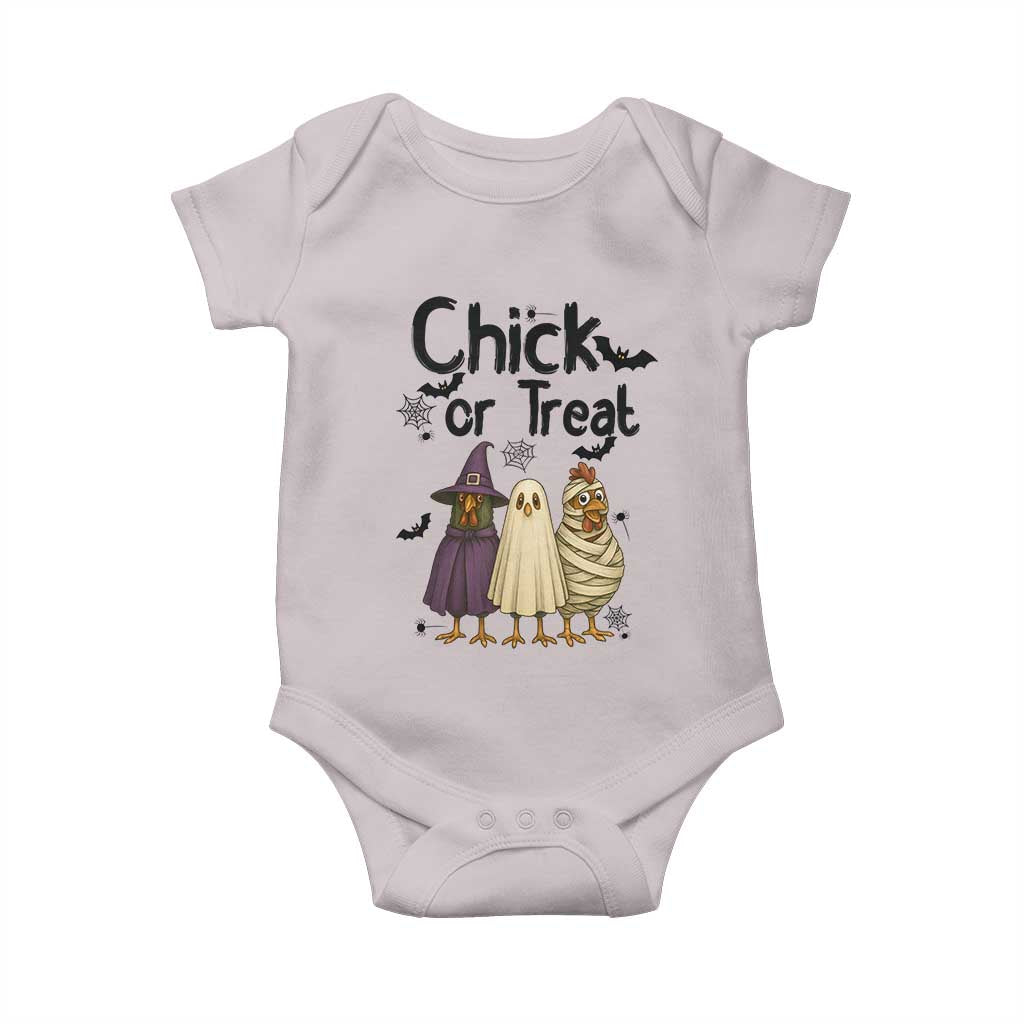 Funny Halloween Chicken Baby Onesie Chick Or Treat Spooky Gift - Wonder Print Shop
