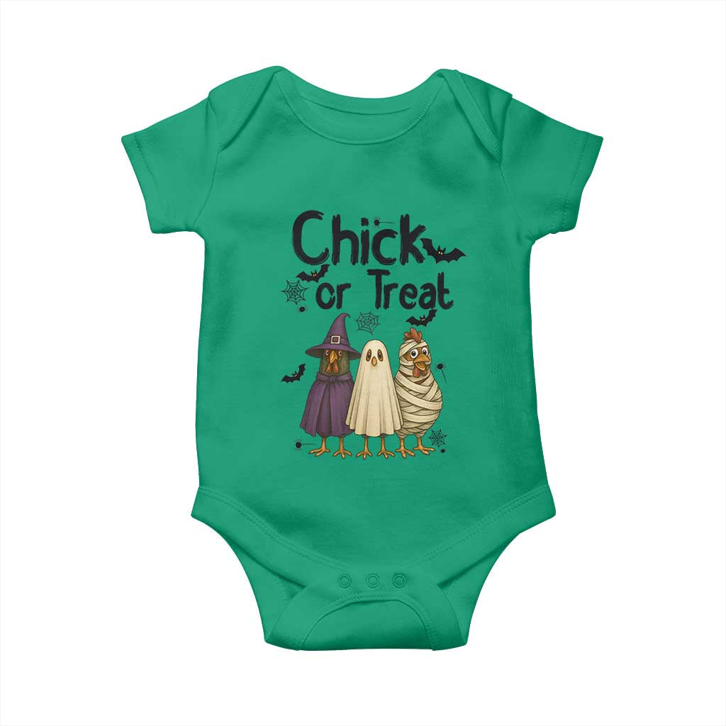 Funny Halloween Chicken Baby Onesie Chick Or Treat Spooky Gift - Wonder Print Shop
