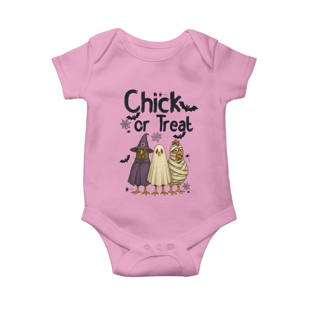 Funny Halloween Chicken Baby Onesie Chick Or Treat Spooky Gift - Wonder Print Shop