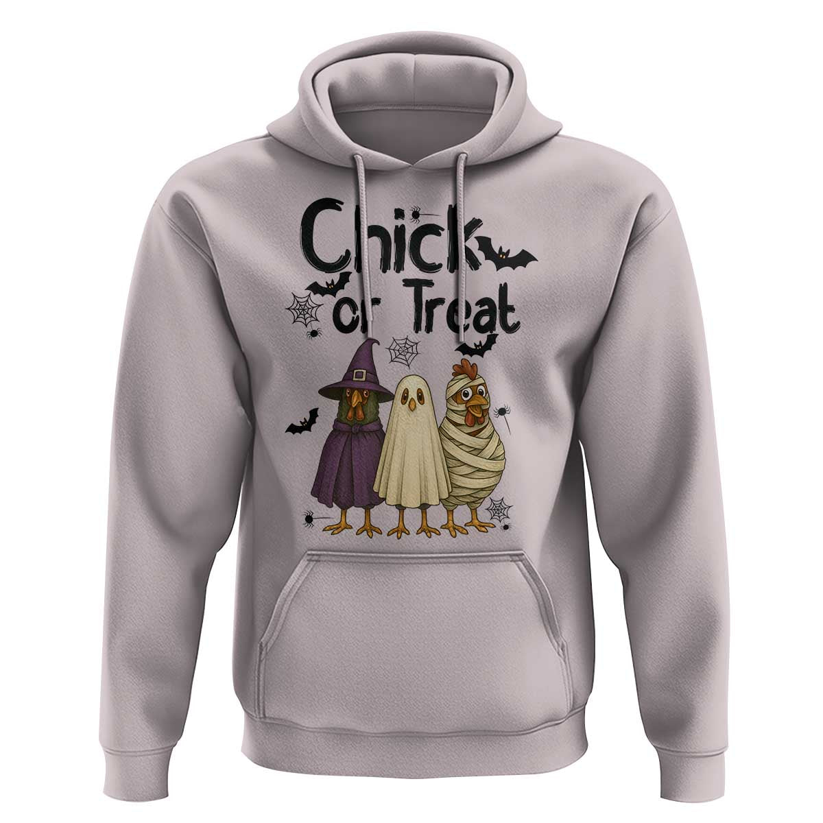 Funny Halloween Chicken Hoodie Chick Or Treat Spooky Gift - Wonder Print Shop