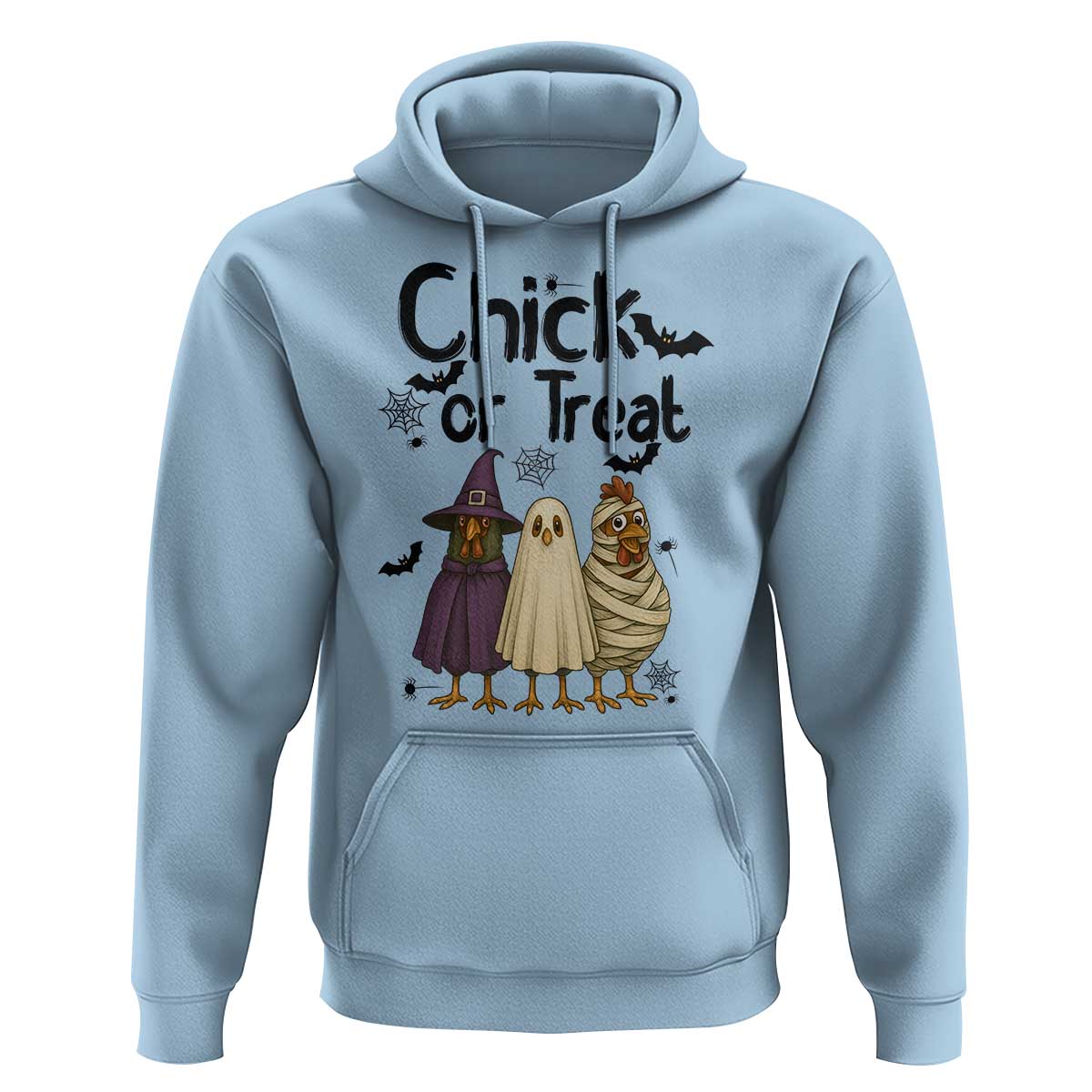 Funny Halloween Chicken Hoodie Chick Or Treat Spooky Gift - Wonder Print Shop