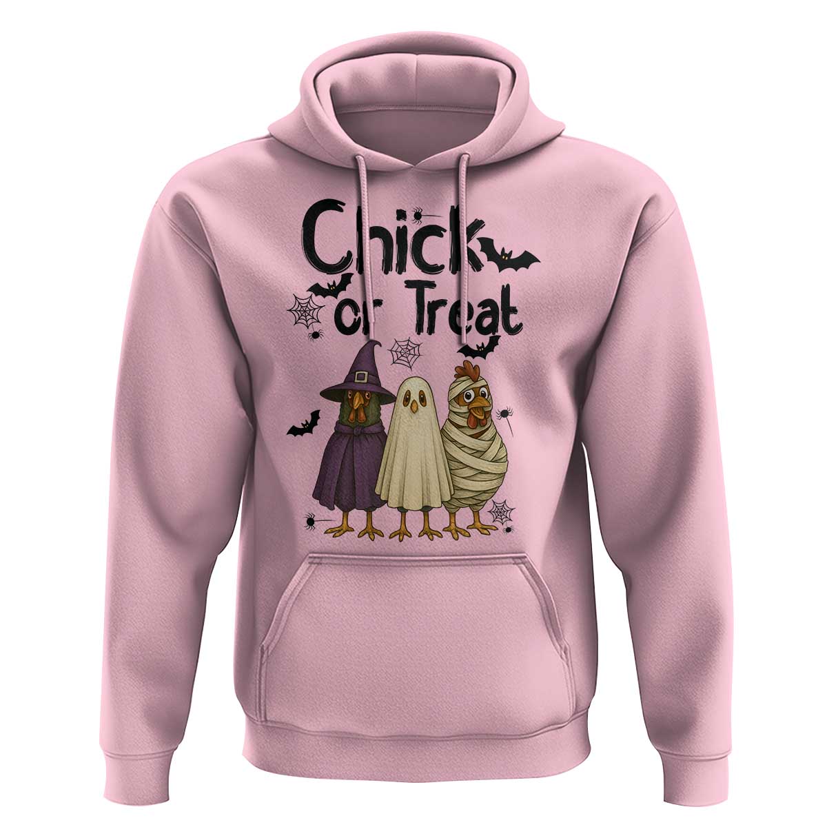 Funny Halloween Chicken Hoodie Chick Or Treat Spooky Gift - Wonder Print Shop