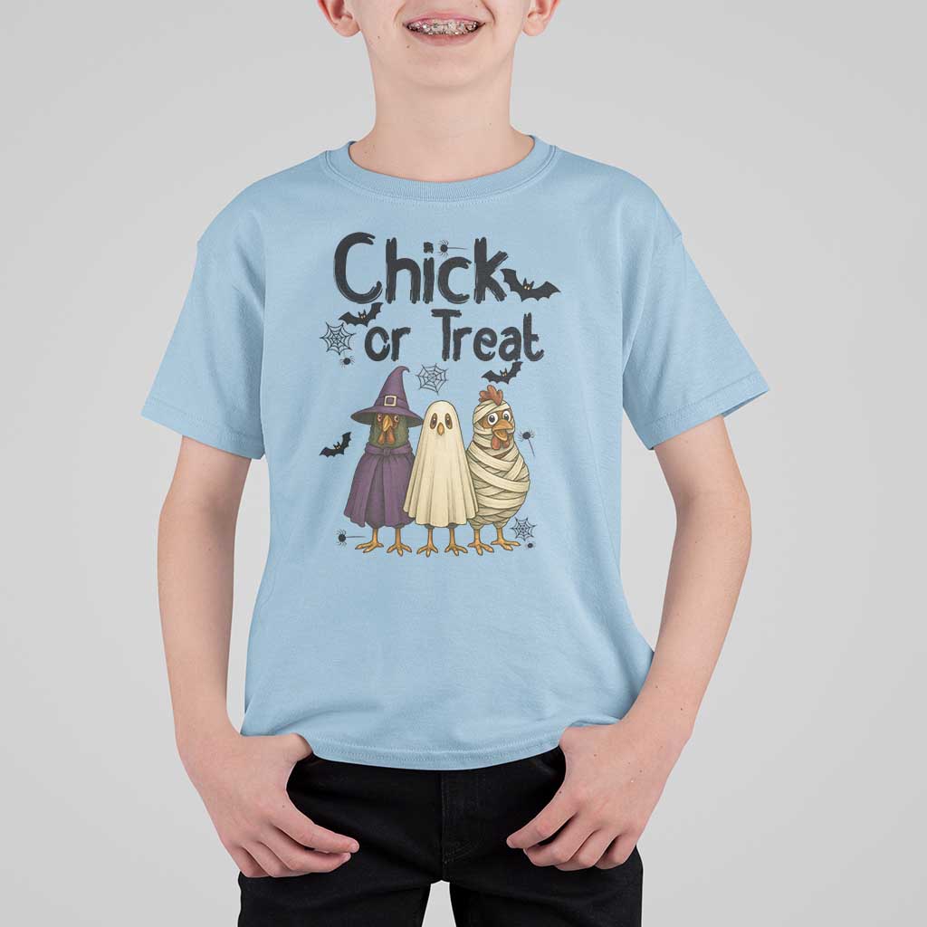 Funny Halloween Chicken T Shirt For Kid Chick Or Treat Spooky Gift - Wonder Print Shop