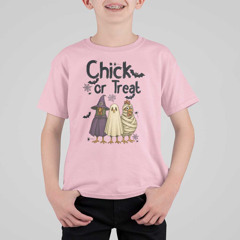 Funny Halloween Chicken T Shirt For Kid Chick Or Treat Spooky Gift - Wonder Print Shop