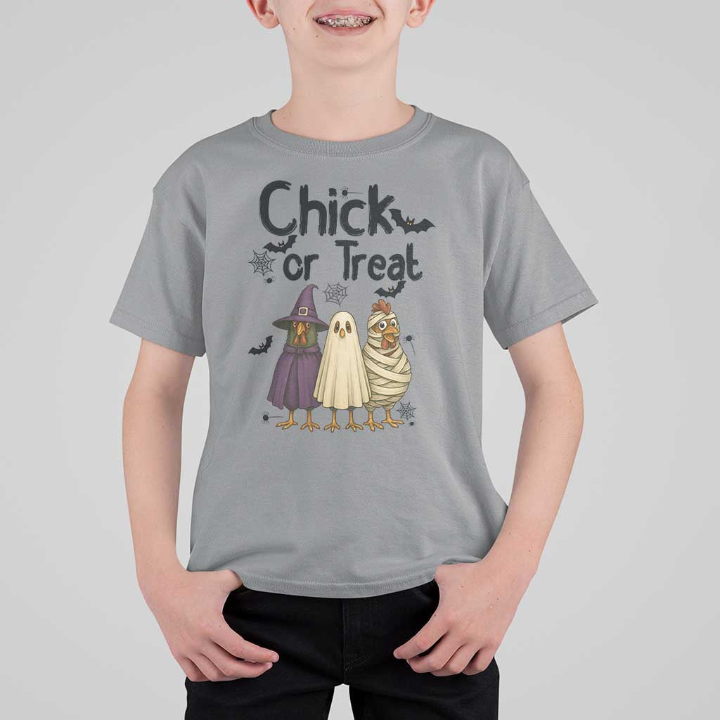 Funny Halloween Chicken T Shirt For Kid Chick Or Treat Spooky Gift - Wonder Print Shop