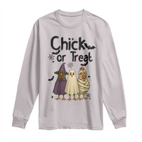 Funny Halloween Chicken Long Sleeve Shirt Chick Or Treat Spooky Gift - Wonder Print Shop