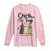 Funny Halloween Chicken Long Sleeve Shirt Chick Or Treat Spooky Gift - Wonder Print Shop