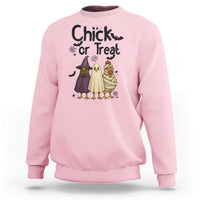 Funny Halloween Chicken Sweatshirt Chick Or Treat Spooky Gift - Wonder Print Shop