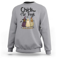 Funny Halloween Chicken Sweatshirt Chick Or Treat Spooky Gift - Wonder Print Shop