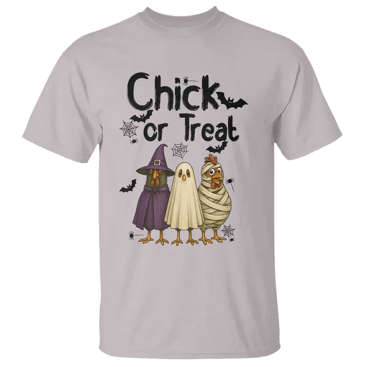 Funny Halloween Chicken T Shirt Chick Or Treat Spooky Gift - Wonder Print Shop