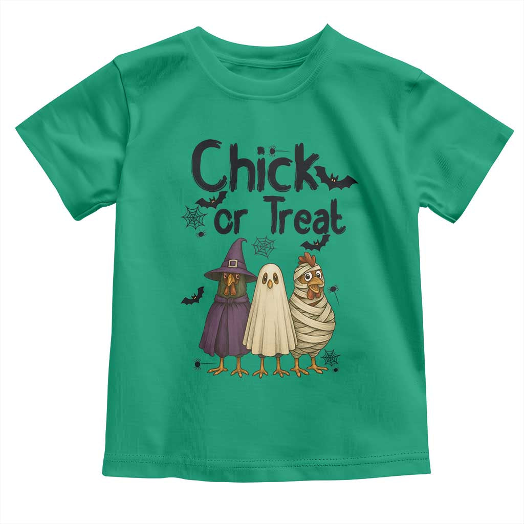 Funny Halloween Chicken Toddler T Shirt Chick Or Treat Spooky Gift - Wonder Print Shop