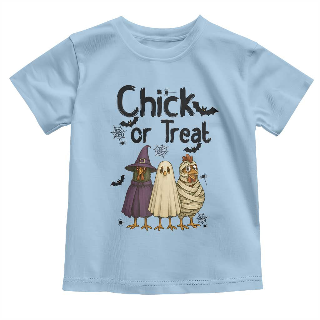 Funny Halloween Chicken Toddler T Shirt Chick Or Treat Spooky Gift - Wonder Print Shop