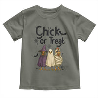 Funny Halloween Chicken Toddler T Shirt Chick Or Treat Spooky Gift - Wonder Print Shop