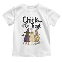 Funny Halloween Chicken Toddler T Shirt Chick Or Treat Spooky Gift - Wonder Print Shop