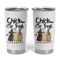 Funny Halloween Chicken Tumbler Cup Chick Or Treat Spooky Gift