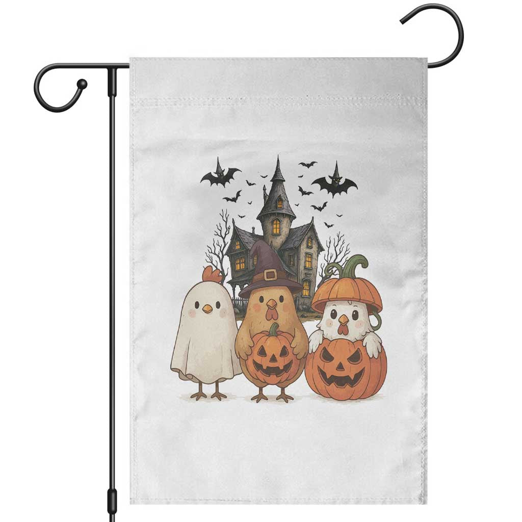 Halloween Chicken Cosplay Garden Flag Funny Farm Life Gift - Wonder Print Shop