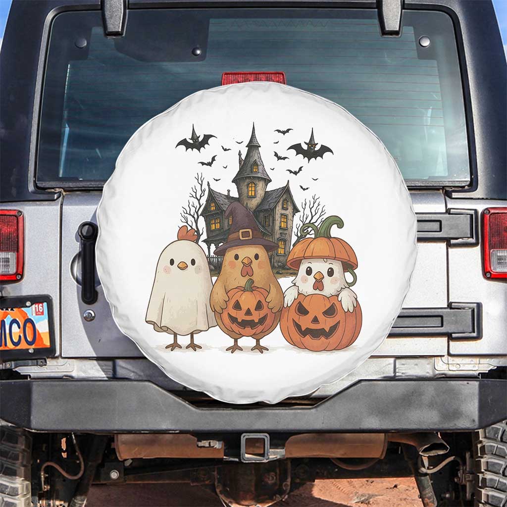 Halloween Chicken Cosplay Spare Tire Cover Funny Farm Life Gift - Wonder Print Shop