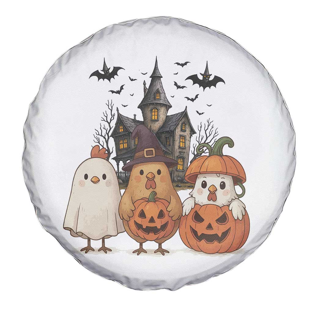 Halloween Chicken Cosplay Spare Tire Cover Funny Farm Life Gift - Wonder Print Shop
