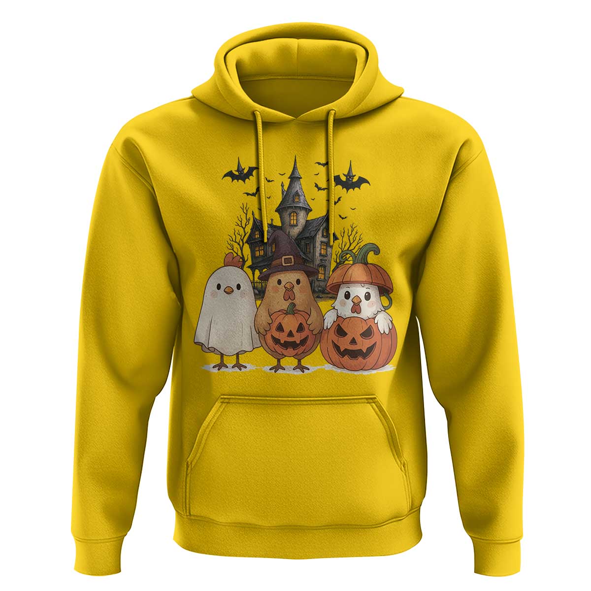 Halloween Chicken Cosplay Hoodie Funny Farm Life Gift - Wonder Print Shop