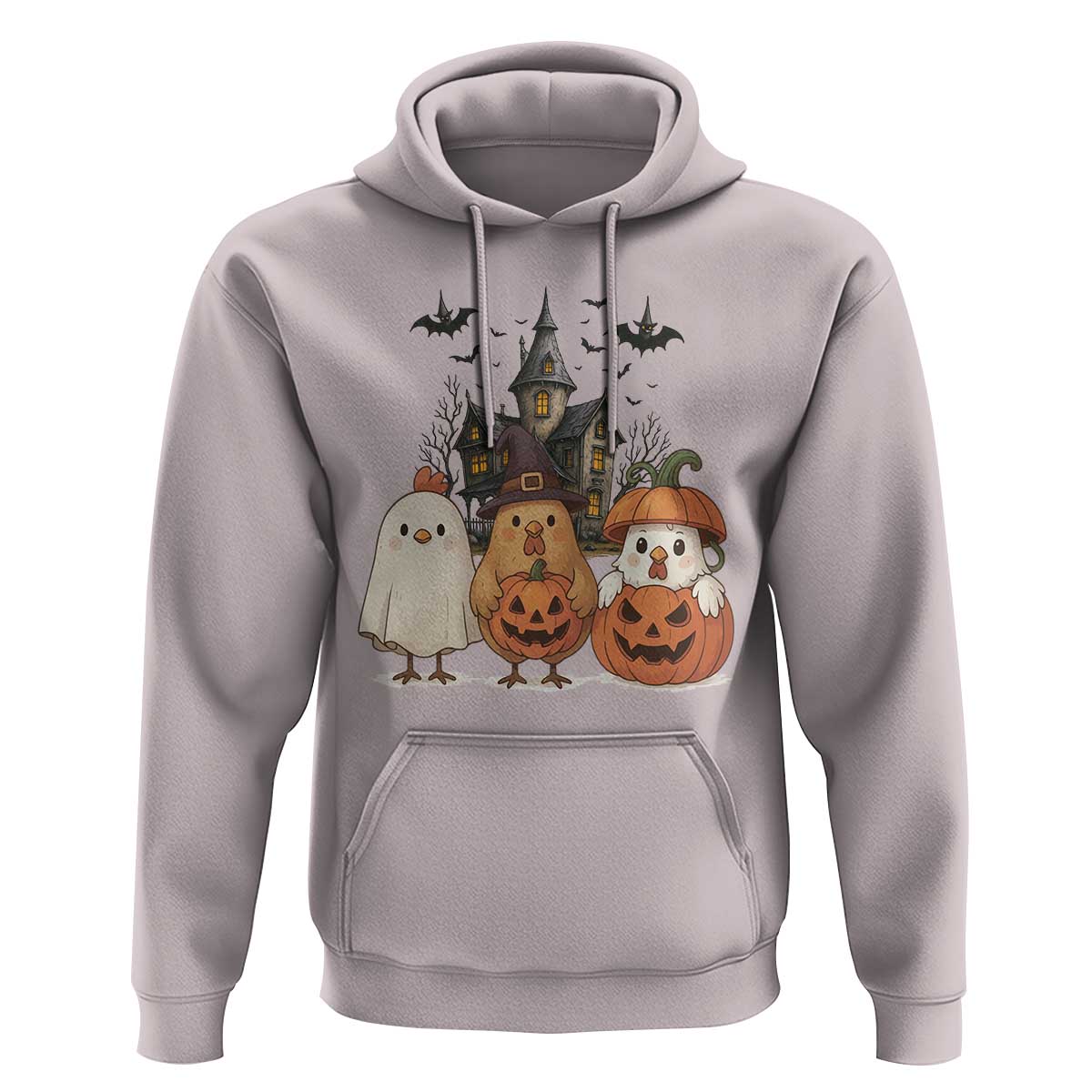 Halloween Chicken Cosplay Hoodie Funny Farm Life Gift - Wonder Print Shop