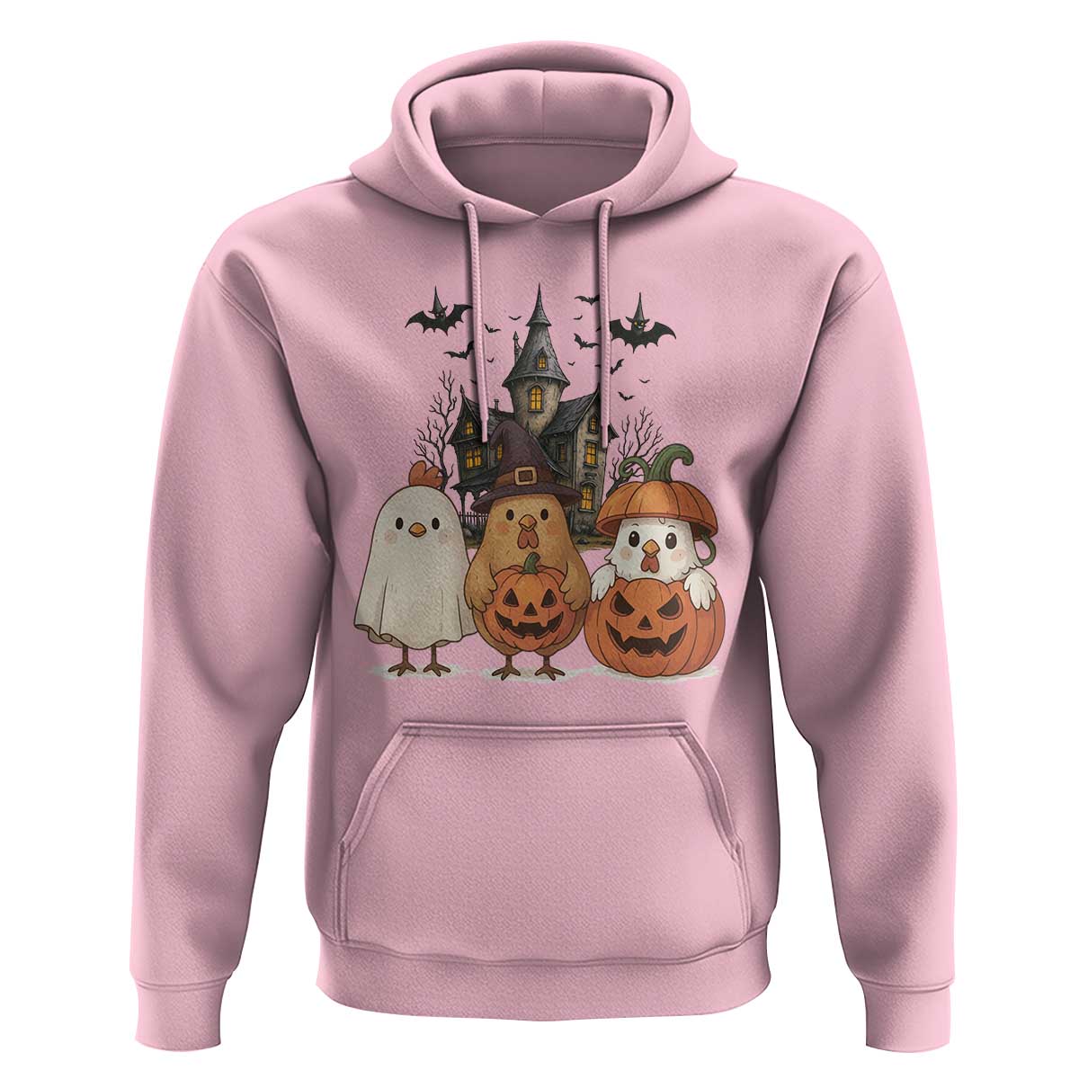 Halloween Chicken Cosplay Hoodie Funny Farm Life Gift - Wonder Print Shop