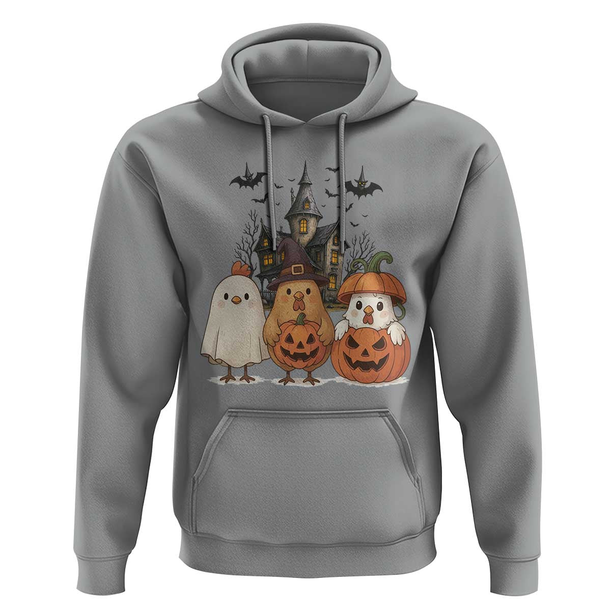 Halloween Chicken Cosplay Hoodie Funny Farm Life Gift - Wonder Print Shop