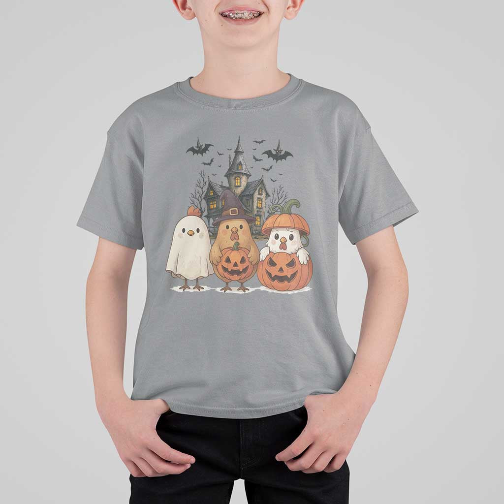 Halloween Chicken Cosplay T Shirt For Kid Funny Farm Life Gift - Wonder Print Shop