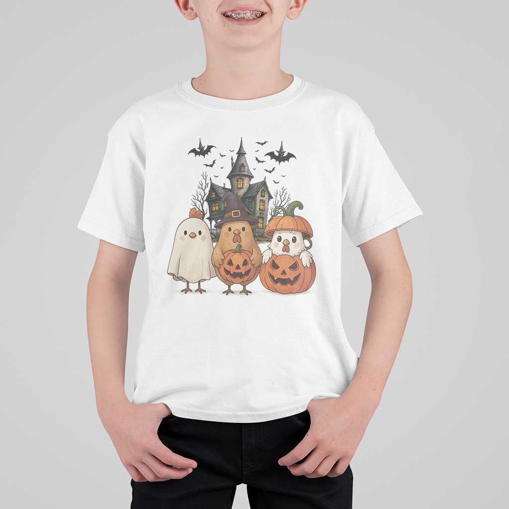 Halloween Chicken Cosplay T Shirt For Kid Funny Farm Life Gift - Wonder Print Shop