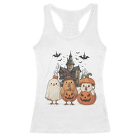 Halloween Chicken Cosplay Racerback Tank Top Funny Farm Life Gift - Wonder Print Shop
