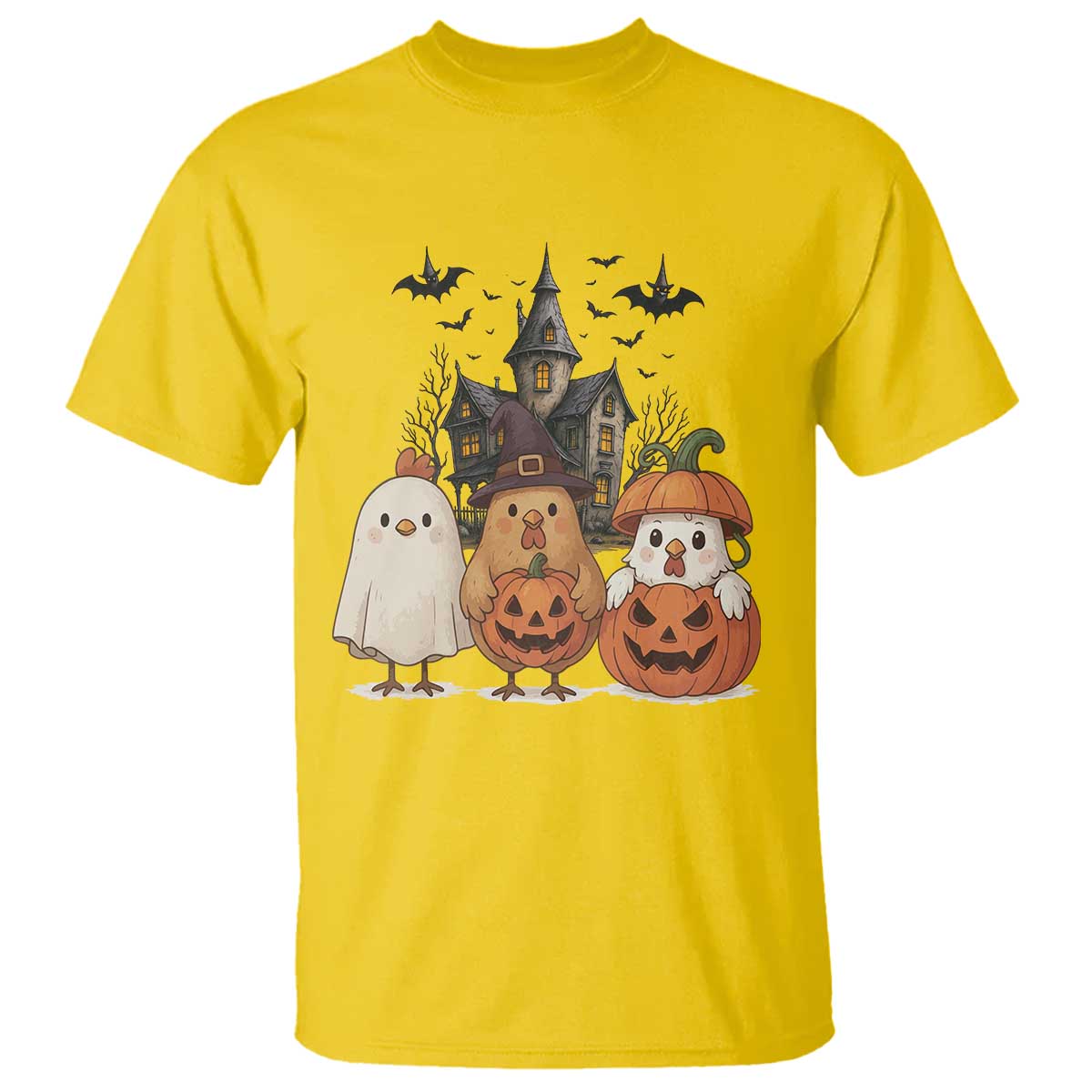 Halloween Chicken Cosplay T Shirt Funny Farm Life Gift - Wonder Print Shop