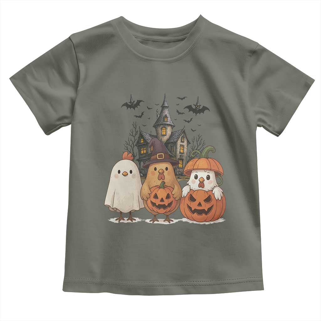Halloween Chicken Cosplay Toddler T Shirt Funny Farm Life Gift - Wonder Print Shop