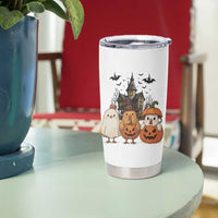 Halloween Chicken Cosplay Tumbler Cup Funny Farm Life Gift