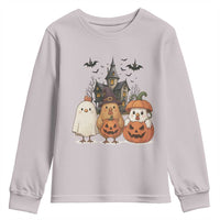 Halloween Chicken Cosplay Youth Sweatshirt Funny Farm Life Gift - Wonder Print Shop