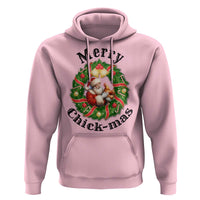 Funny Christmas Chicken Lovers Hoodie Merry Chickmas Santa Gift - Wonder Print Shop