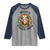 Funny Christmas Chicken Lovers Raglan Shirt Merry Chickmas Santa Gift - Wonder Print Shop