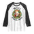 Funny Christmas Chicken Lovers Raglan Shirt Merry Chickmas Santa Gift - Wonder Print Shop