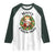 Funny Christmas Chicken Lovers Raglan Shirt Merry Chickmas Santa Gift - Wonder Print Shop