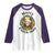 Funny Christmas Chicken Lovers Raglan Shirt Merry Chickmas Santa Gift - Wonder Print Shop