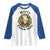 Funny Christmas Chicken Lovers Raglan Shirt Merry Chickmas Santa Gift - Wonder Print Shop