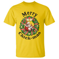 Funny Christmas Chicken Lovers T Shirt Merry Chickmas Santa Gift - Wonder Print Shop